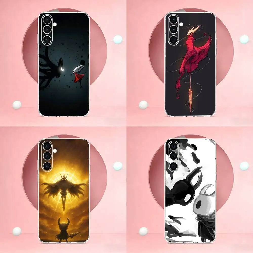 S-Silksong H-Hollow K-Knight  Phone Case Transparent Soft Case For Samsung A73,A72,A71,A70,A51,A52,A53