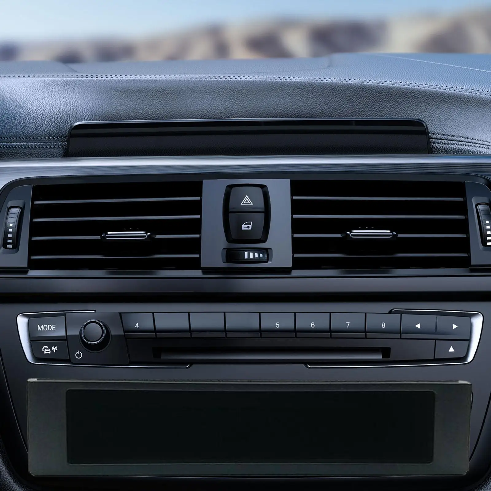 

Car Stereo Radio Storage Box Expand Space PP Modification Universal Replacement Mounting Pocket Drawer Kit for Stereo Radio