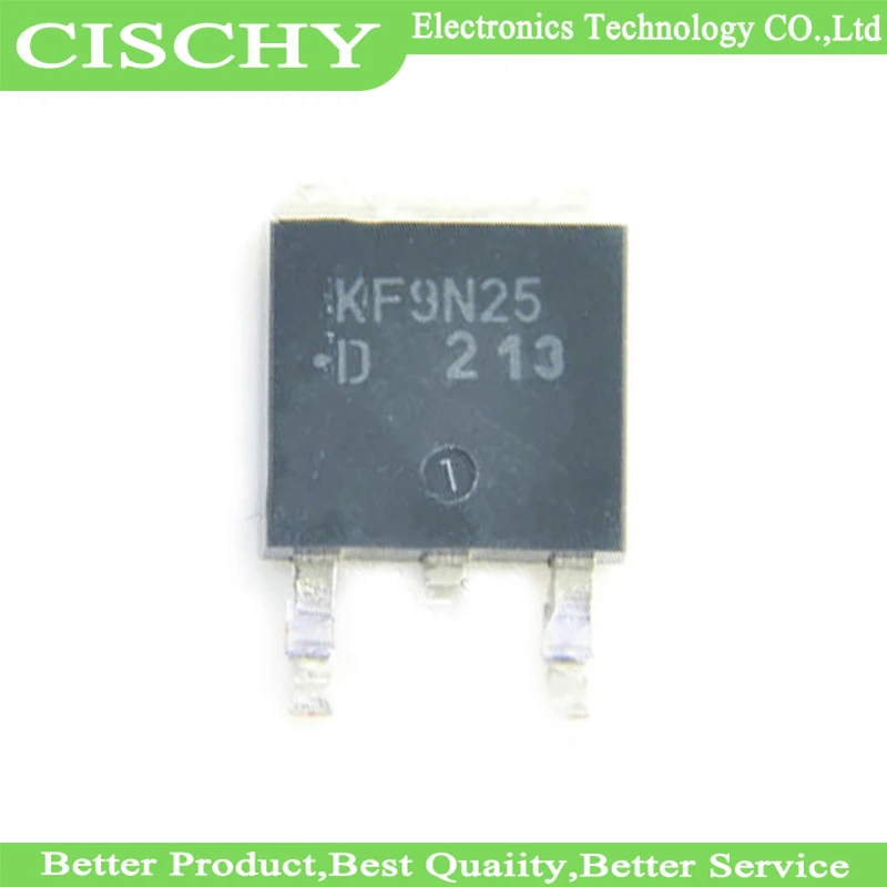 10pcs KF9N25D KF9N25 New stock TO-252 250V 7.5A