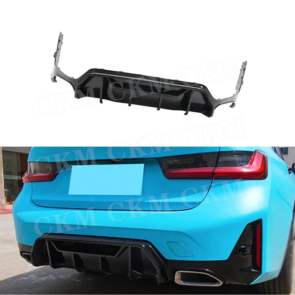 

Rear Bumper Diffuser Lip Spoiler Car Styling Body Kits Accessories for BMW 3 Series G20 G28 LCI 2023+
