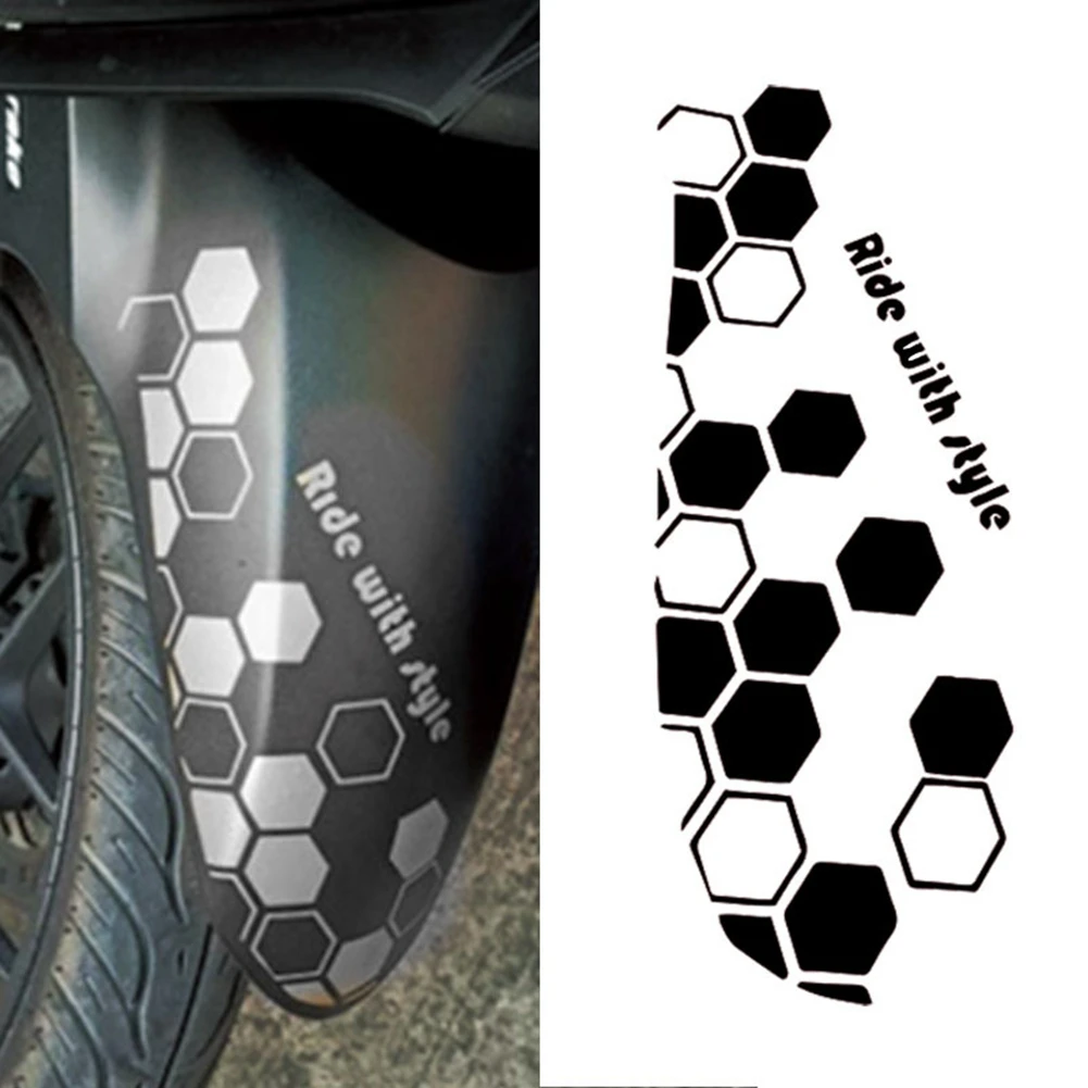 

Self-adhesive Decal Sticker Car Decal Motorcycle Hexagon Geometric Pattern Honeycomb Sticker for SUV Motorcycle Vehicle Truck