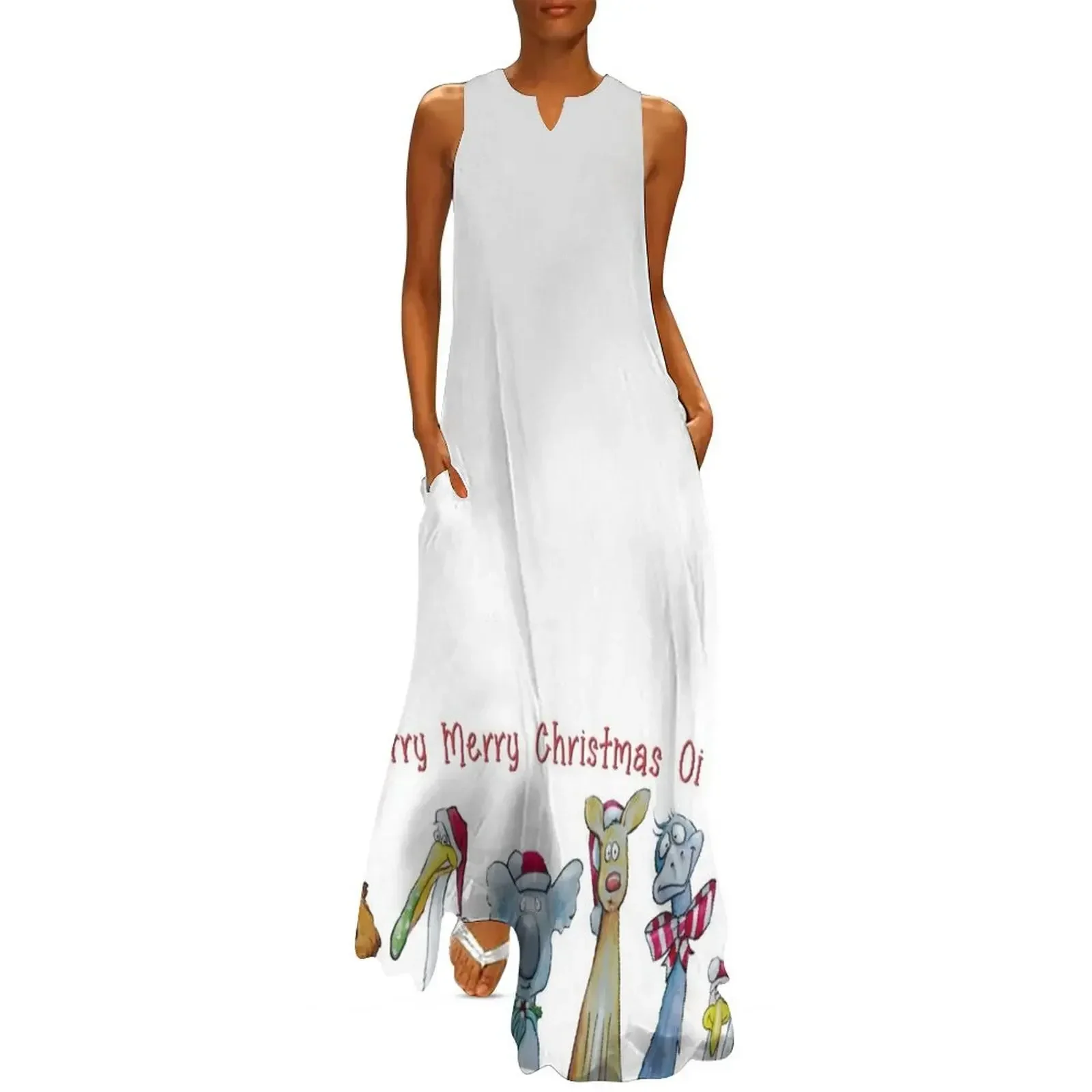 

Aussie Bush Christmas Friends Long Dress dresses for women 2025 dresses women summer 2025 women long dresses Dress