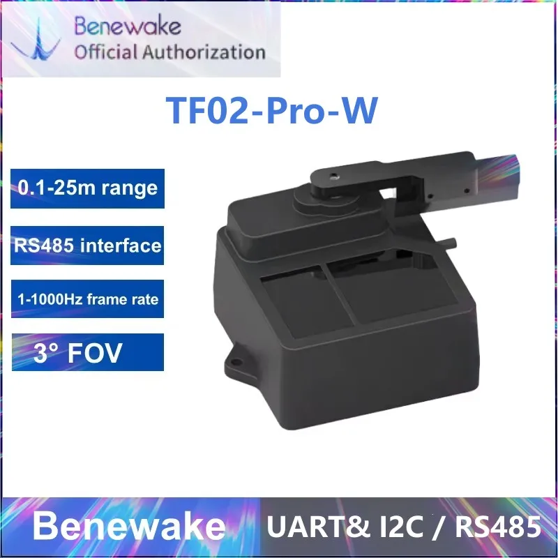 

Benewake TF02-Pro-W детектор уровня материала LiDAR UART I2C RS485 лазерный датчик дальности для обнаружения уровня питания на фермах