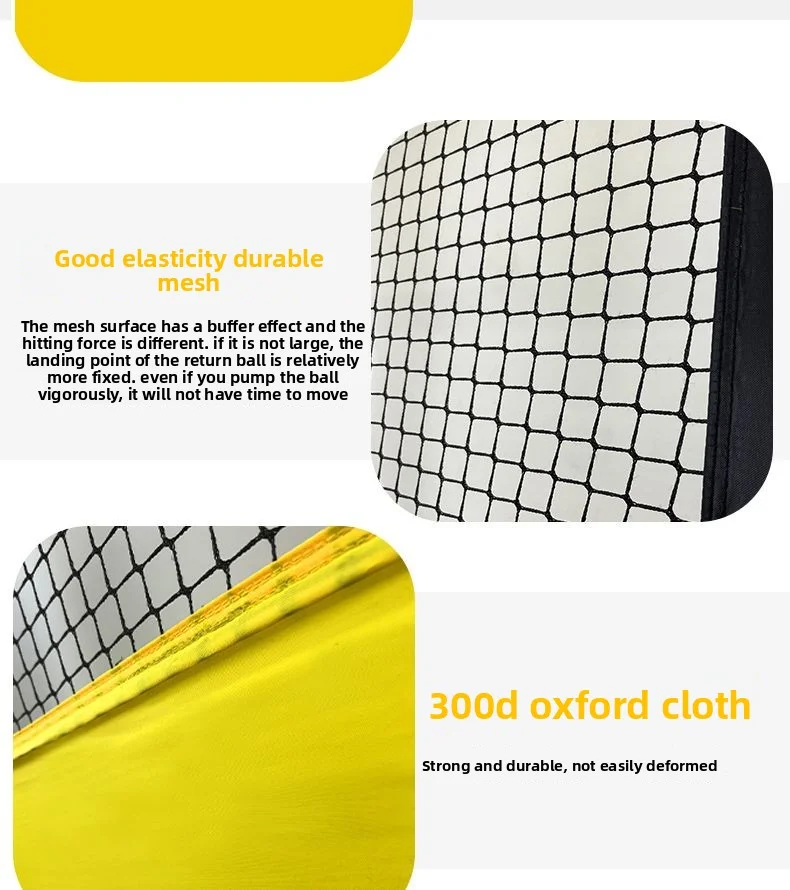 

Portable Single-Player Tennis Training Device Rebound Net Wall for Tennis Racket Training Essential Tennis Accessories