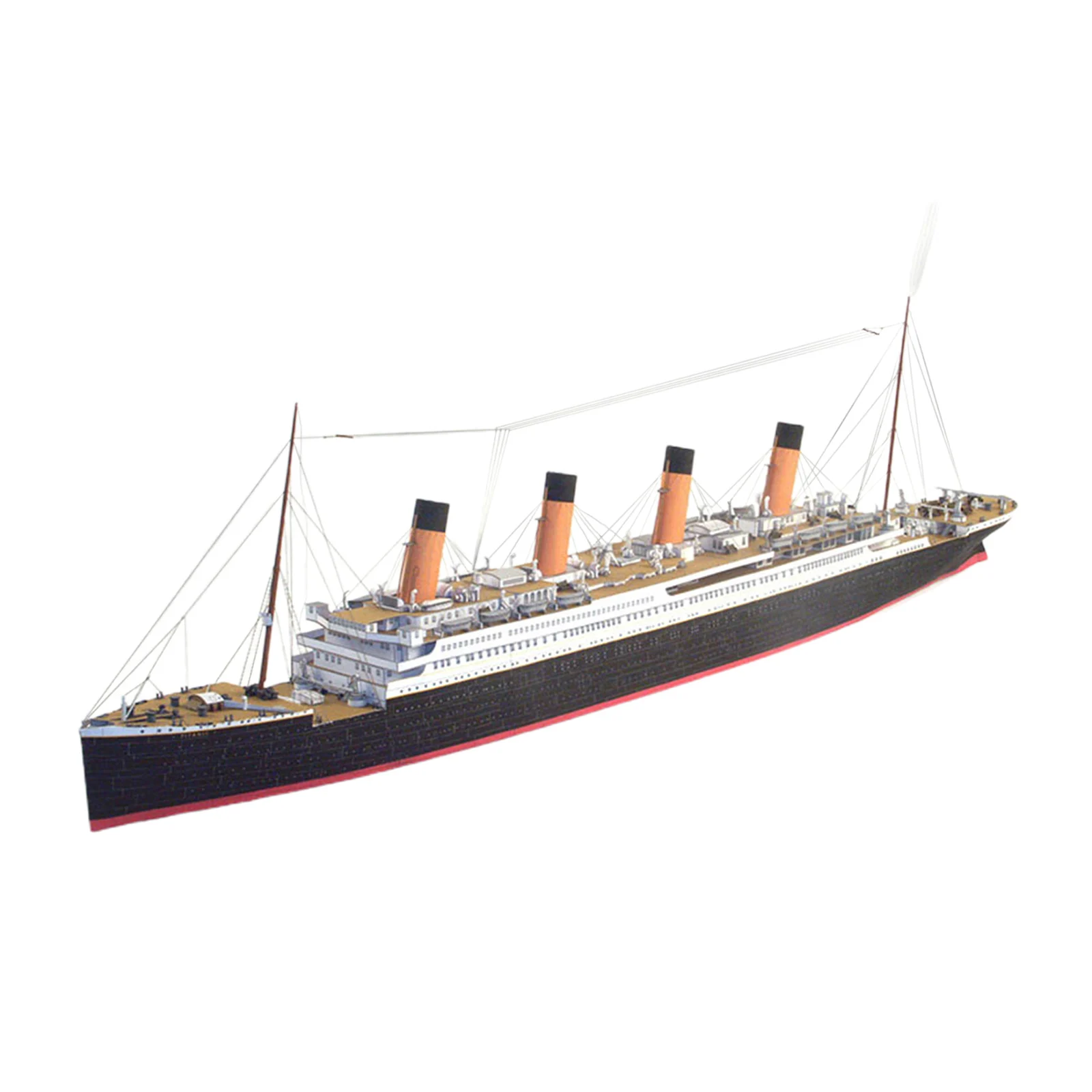 Exquisite 3D Titanic Ship Puzzle Assemble Paper Model Kit Collectables Room Decor Ornaments Gifts