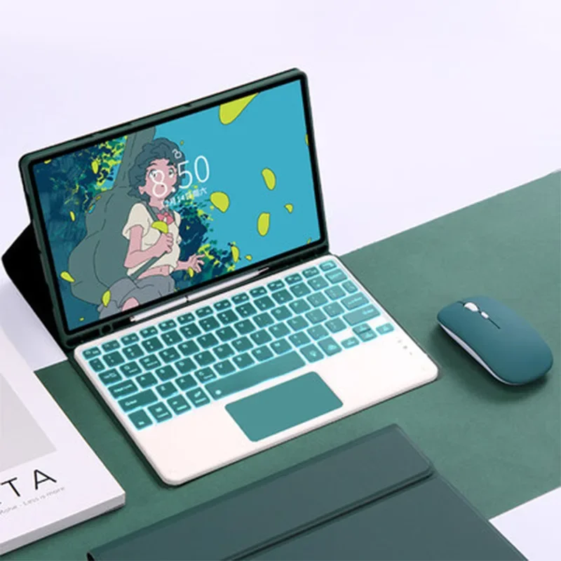 

Чехол для iPad Pro 11 дюймов 2024 M4 A2836 A3006, чехол с подсветкой, съемный чехол для клавиатуры для Pro 11 дюймов, 2024 A2837 Funda