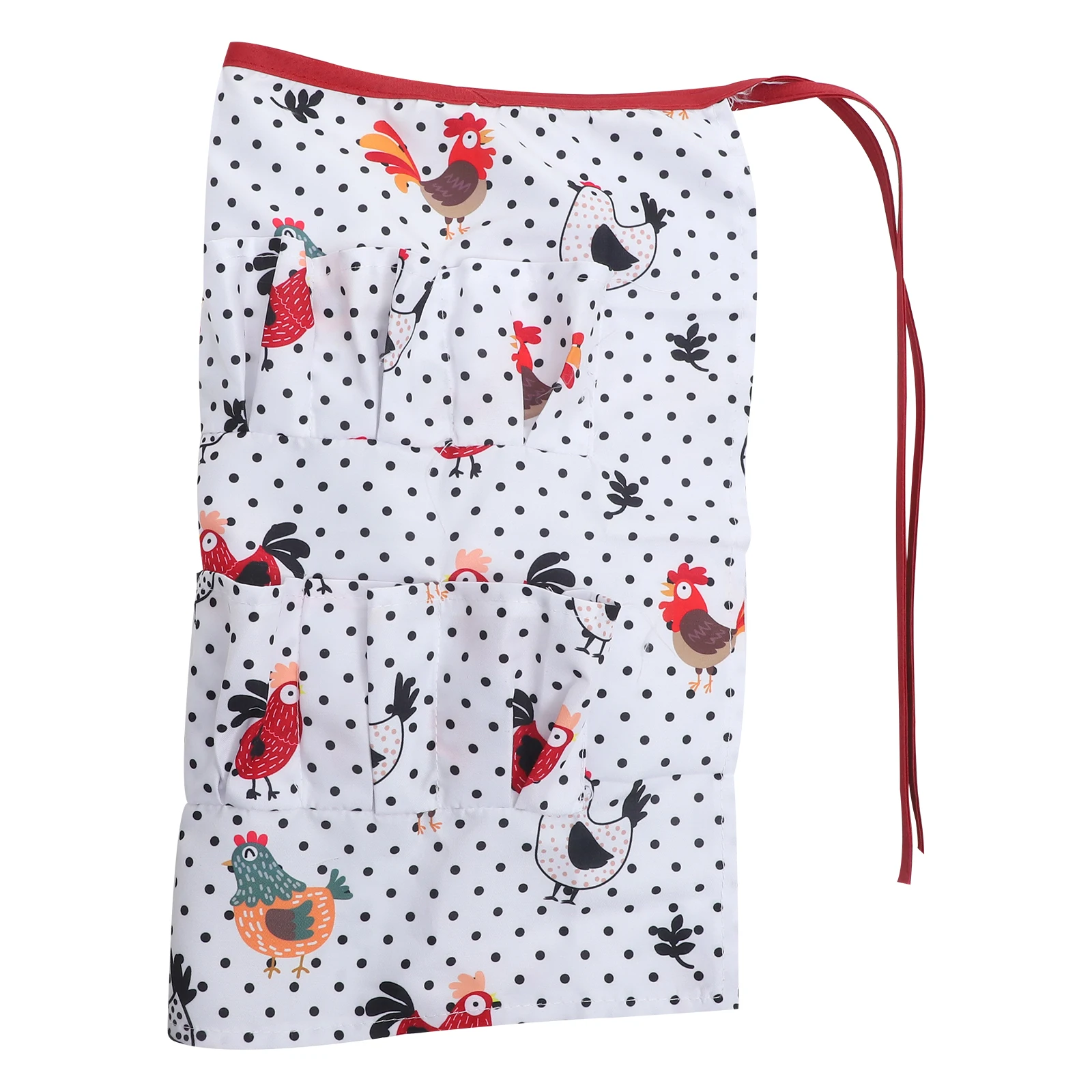 

Egg Collection Apron for Fresh Eggs Gathering Chicken Duck Quail Eggs Pocket Farm Hen Cloth Adorable Pattern Farm Garden
