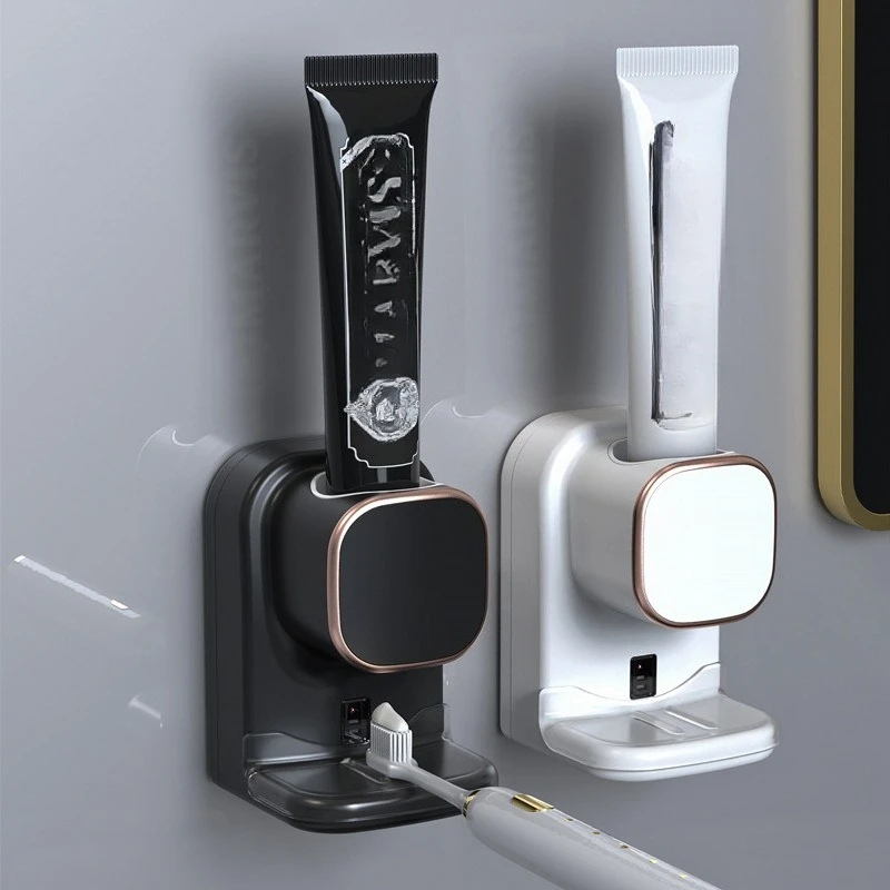 Fully Automatic Intelligent Induction Toothpaste Extrusion, Wall Hanging, No Punching, Lazy Electric Toothpaste Extrusion Sensor