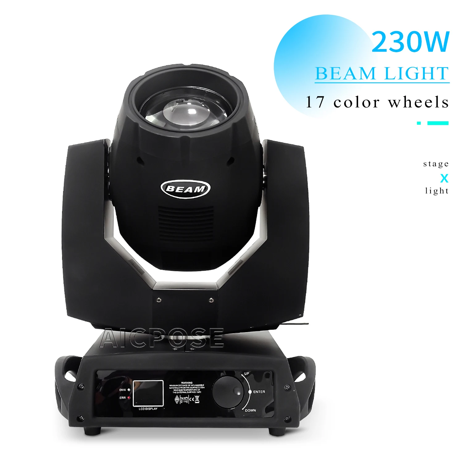 230W 7R Moving Head Light Touch Screen Beam Moving Head Light DMX Control DJ Disco Dance Floor Nightclub Party Lights