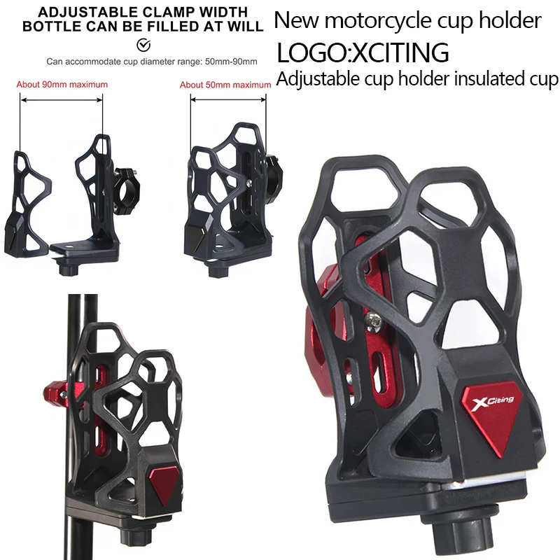 For KYMCO XCITING 250 300 400 400i 400S 500 550 Motorcycle off-road vehicle plastic cup/thermos cup with adjustable cup holder