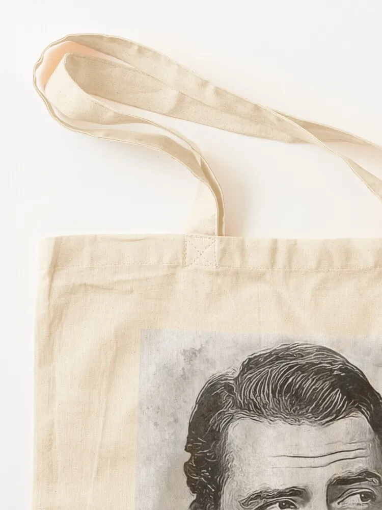 Gregory Peck Art - ألوان مائية bw - D30 حقيبة حمل حقائب قابلة لإعادة الاستخدام حقيبة نسائية