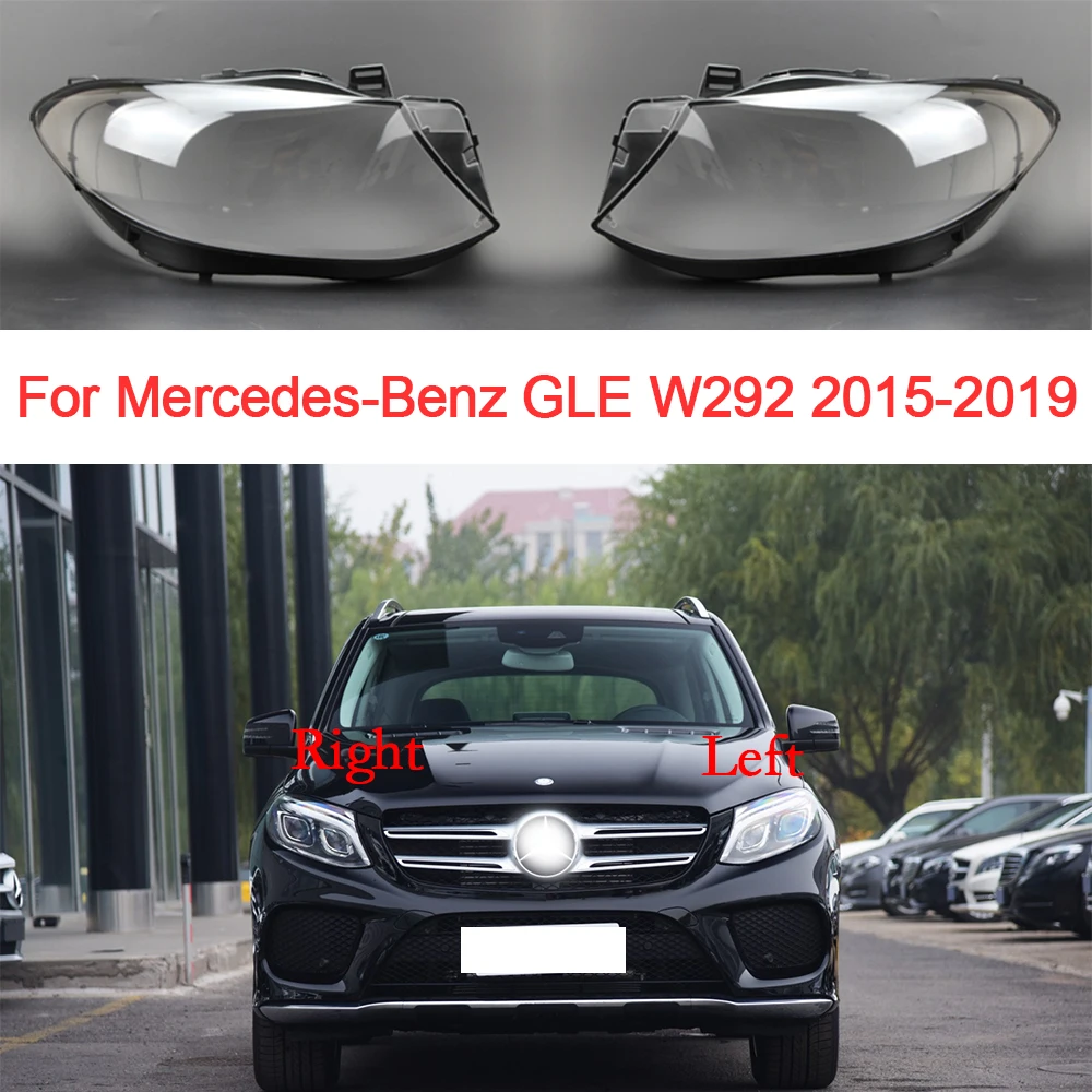 

Car Headlight Cover Glass Lens Shell Transparent Lampshade Car Accessoires For Mercedes Benz W292 GLE 2015 2016 2017 2018 2019