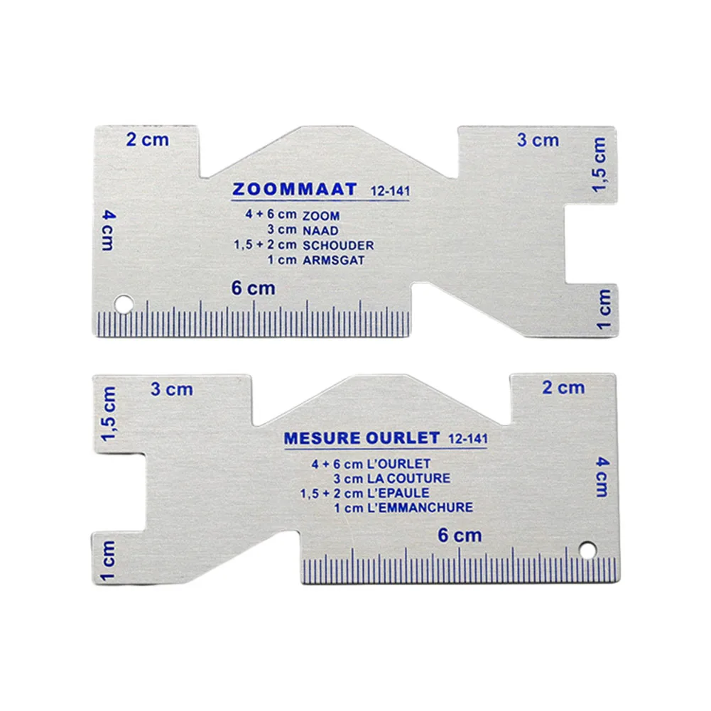 Outil de mesure, jauge de mesure, Quilting en métal, règle de tailleur, modèle de couture, conception ultra-mince de haute qualité pour la mesure