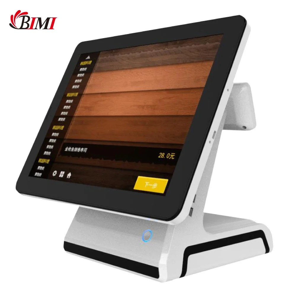 Bimi Cash Register Touch Screen Monitors Retail Pos System POS Terminal Cashier Machine For Restaurant