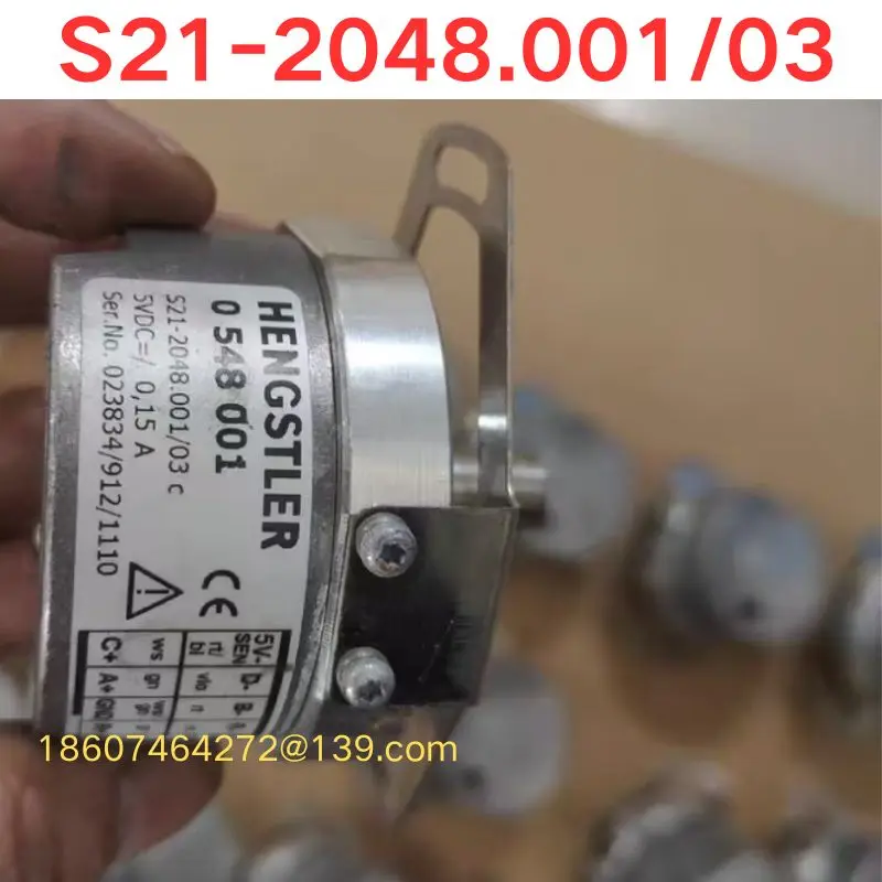 

Second-hand test OK . S21-2048.001/03 Encoder 0548 001