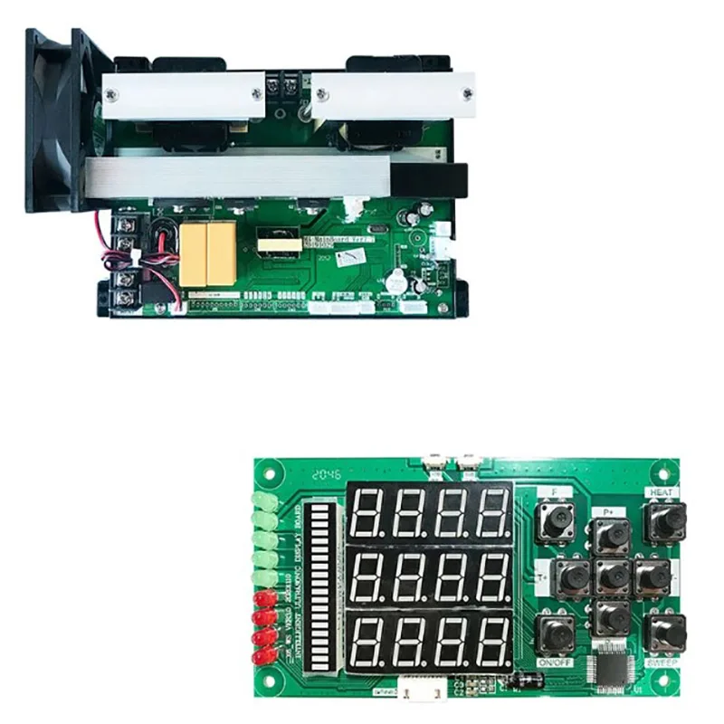 FanYingSonic 600W Ultrasonic Cleaner Driver Board Ultrasound Circuit Display For Transducers Car Washing Machinery Engines