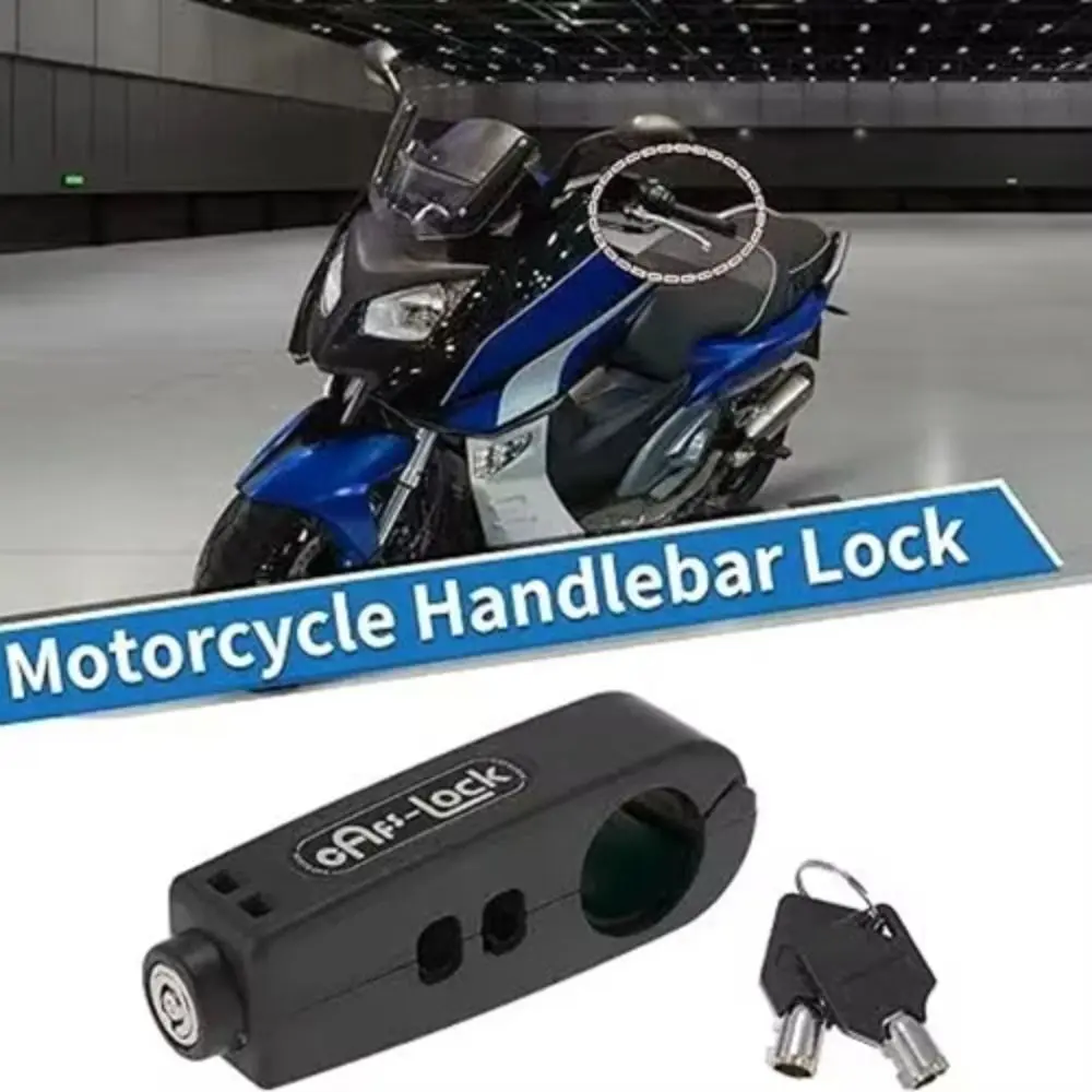Universal Motorcycle Throttle Lock 3-Hole Adjustable Handlebar Anti-Theft Clamp Portable Mini Throttle Grip Clutch Brake Lock