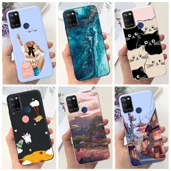 For Realme 7i RMX2103 Case New Fashion Painted Coque Soft Silicone Phone Back Cover For Realme C17 RMX2101 Funda Realme7i Bumper
