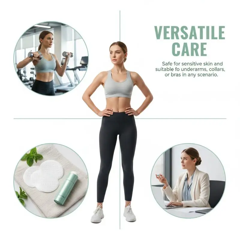 30pcs Unisex Sweat Pads Summer Deodorants Underarm Anti Perspiration Sweat Pads Disposable Absorb Sweat Shield Pad