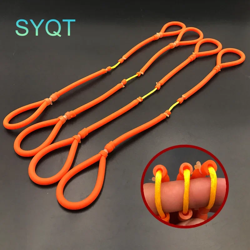 1745/2050/3060 Fish Shooting Rubber Band 4 Dragged 2 Dragged High Elastic Fish Dart Fishing Shooting Slingshot Rubber Band