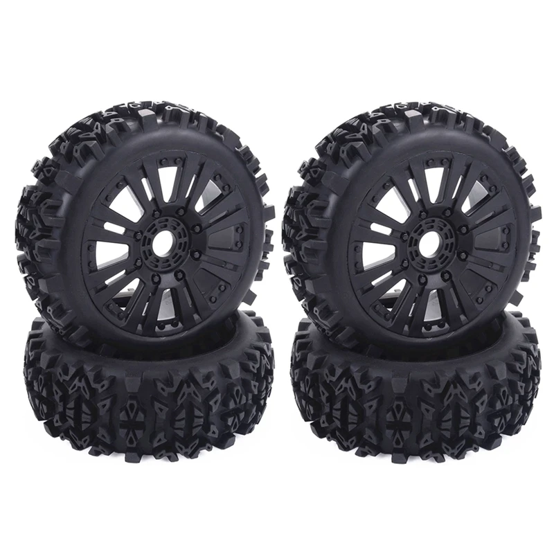 4Pcs 120Mm 1/8 RC Off-Road Buggy Tires Wheel 17Mm Hex For ARRMA Traxxas Redcat Team Losi Kyosho VRX HPI WR8 HSP Hobao