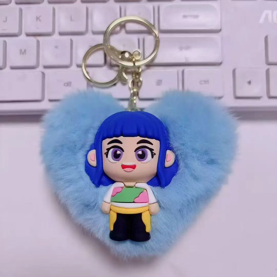 Hexenjagd-Animation rund um KPOP Schlüsselanhänger Anhänger Cartoon Geschenk Puppe Schultasche Auto hängende Ornamente