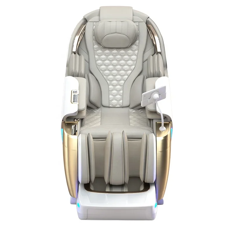 Electric 4D Massage Chair Dual Core Thai Stretch 2024 Shiatsu Zero Gravity Double Mechanism Chair For Massage Chair