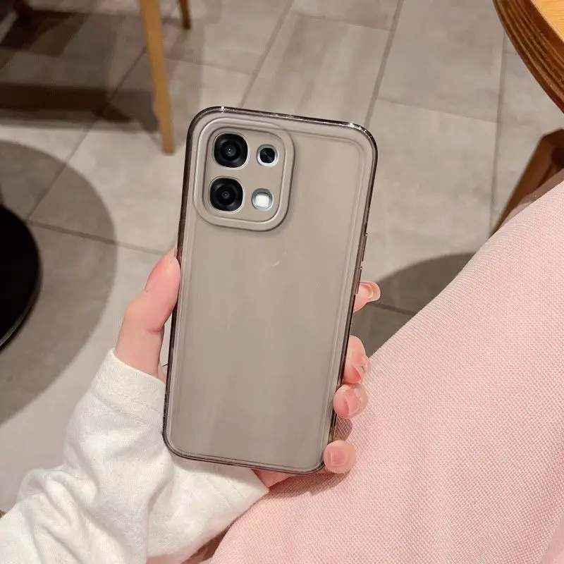 حافظة لهاتف oppo A6 Pro 4G 5G بسيطة من السيليكون الشفاف ورقيقة للغاية من البولي يوريثان الحراري لهاتف oppo F31 ممتص للصدمات Fudna #2