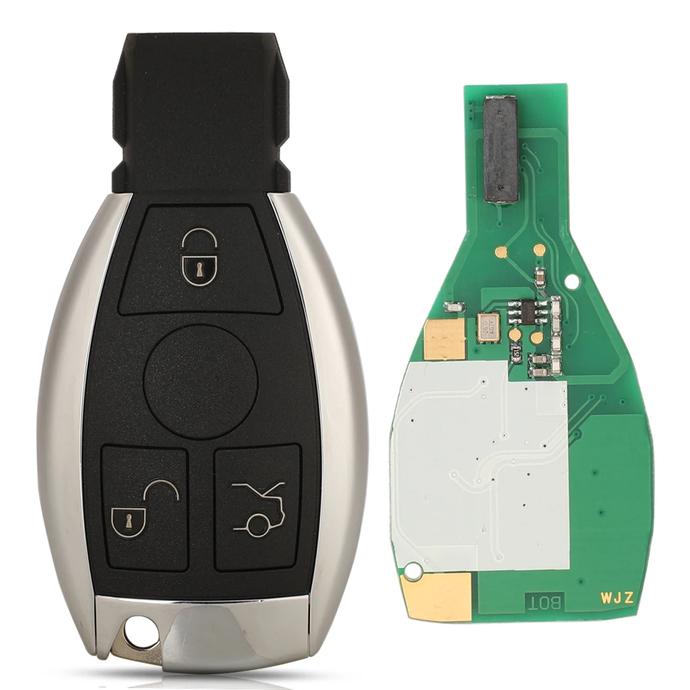 Jingyuqin BGA Stil 2/3/4 Tasten Fernbedienung Smart Auto Schlüssel 315 Mhz/433 MHz für MB mercedes BENZ E S 2 Unterstützt Original NEC BGA Fob