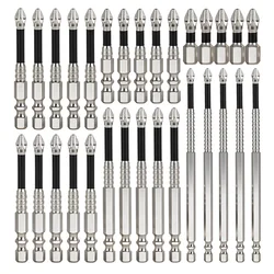 K5 Non-slip PH2 Set of Bits For Screwdriver High Hardness Non-slip Cross Head Screwdriver Tips Set Electric Screwdriver Bit
