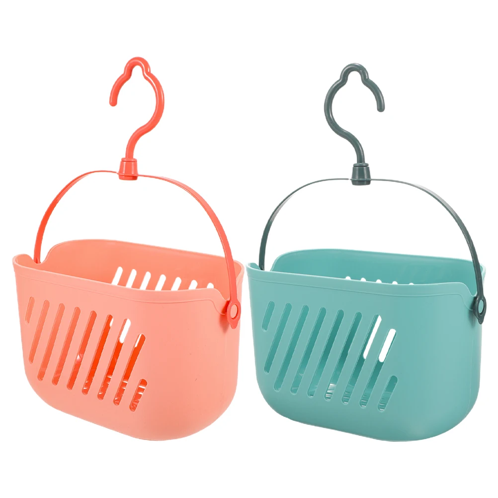 

2pcs Wash Storage Basket PP for Bathroom Kitchen Shower Draining Holder Shampoo Conditioner Body Wash Loo Rack Organizer