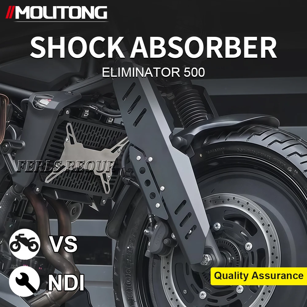 For Kawasaki Eliminator 500 Modified Front Shock Absorber Decorative Cover Aluminum Alloy Front Fork Protective Cover Shock