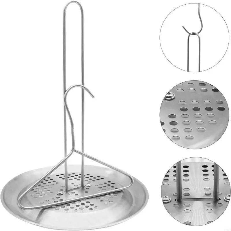 Toastro aves corral vertical 19QE con placa goteo y gancho elevación Portable Turquía Textura metal para