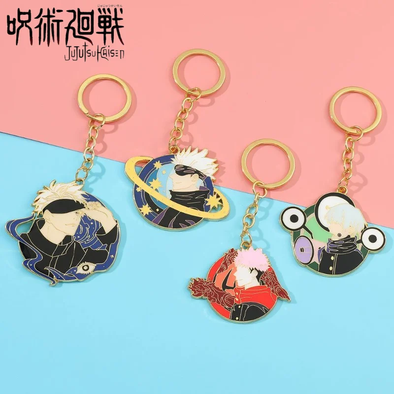 

Jujutsu Kaisen Gojo Satoru Itadori Yuji креативный аниме мультяшный узор новый модный портативный металлический брелок для мужчин и женщин