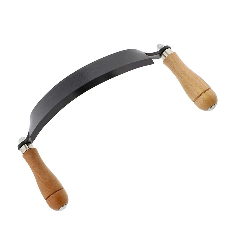 Coltello da disegno curvo da 8 pollici strumento per coltello da barba con disegno curvo strumento manuale per scortecciare la lavorazione del legno
