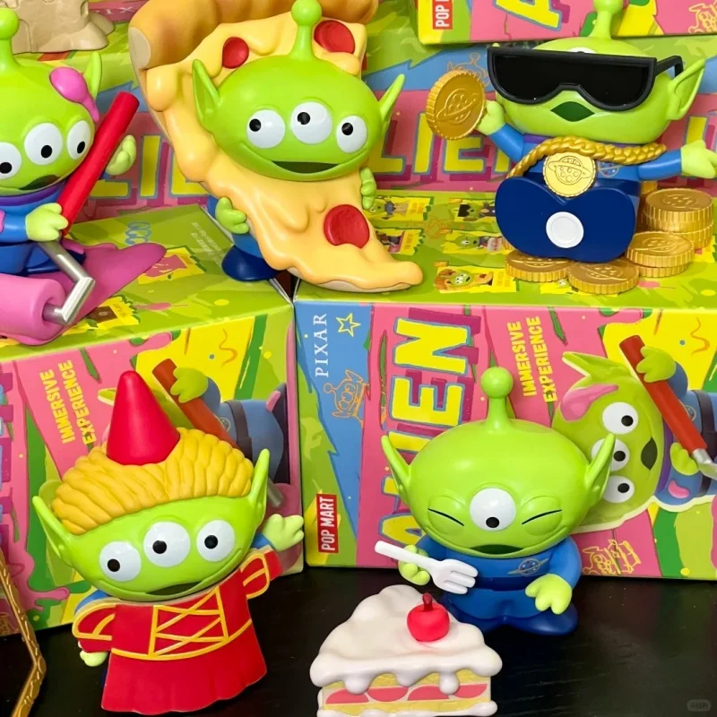 حقيقية البوب مارت ديزني بيكسار الغريبة تجربة غامرة سلسلة الشكل صندوق أعمى لعبة اللعب العصرية هدية عصرية صندوق مفاجأة