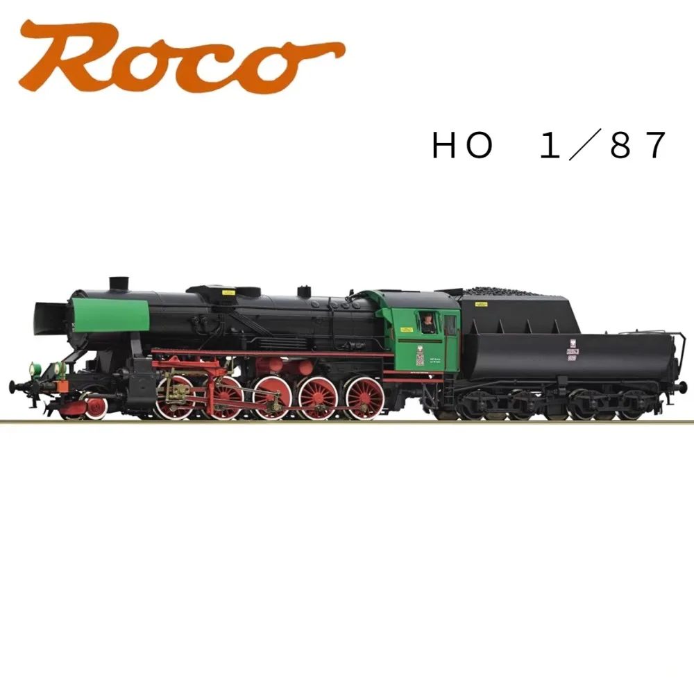 ROCO HO Scale 1/87 Model Train TY2 Steam Locomotive 70112 with Digital Sound Effects Realistic Train Model Boys' Toy Gift