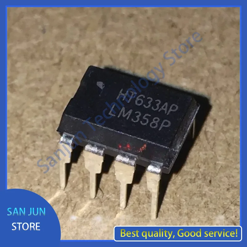 10pcs LM358N DIP8 LM358P LM358SNG Dual Operational Amplifier, New Original