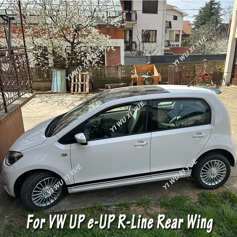 For Volkswagen VW UP E-UP R-Line ABS Plastic External Rear Spoiler Wing Trunk Boot Tail Wing Spoiler Car Accessories Body Kit