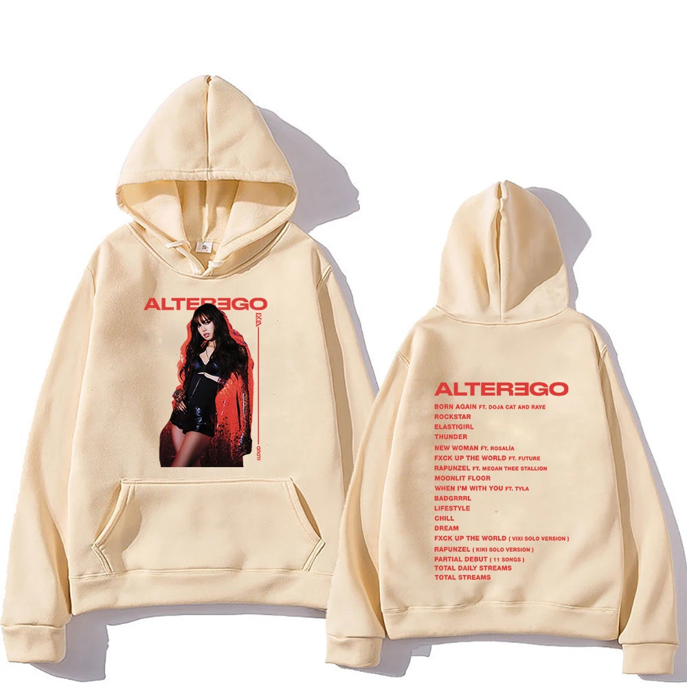 سترة ليزا ألتر إيغو الجديدة 2025 للرجال بغطاء للرأس سترة هاراجوكو عالية الجودة غير رسمية