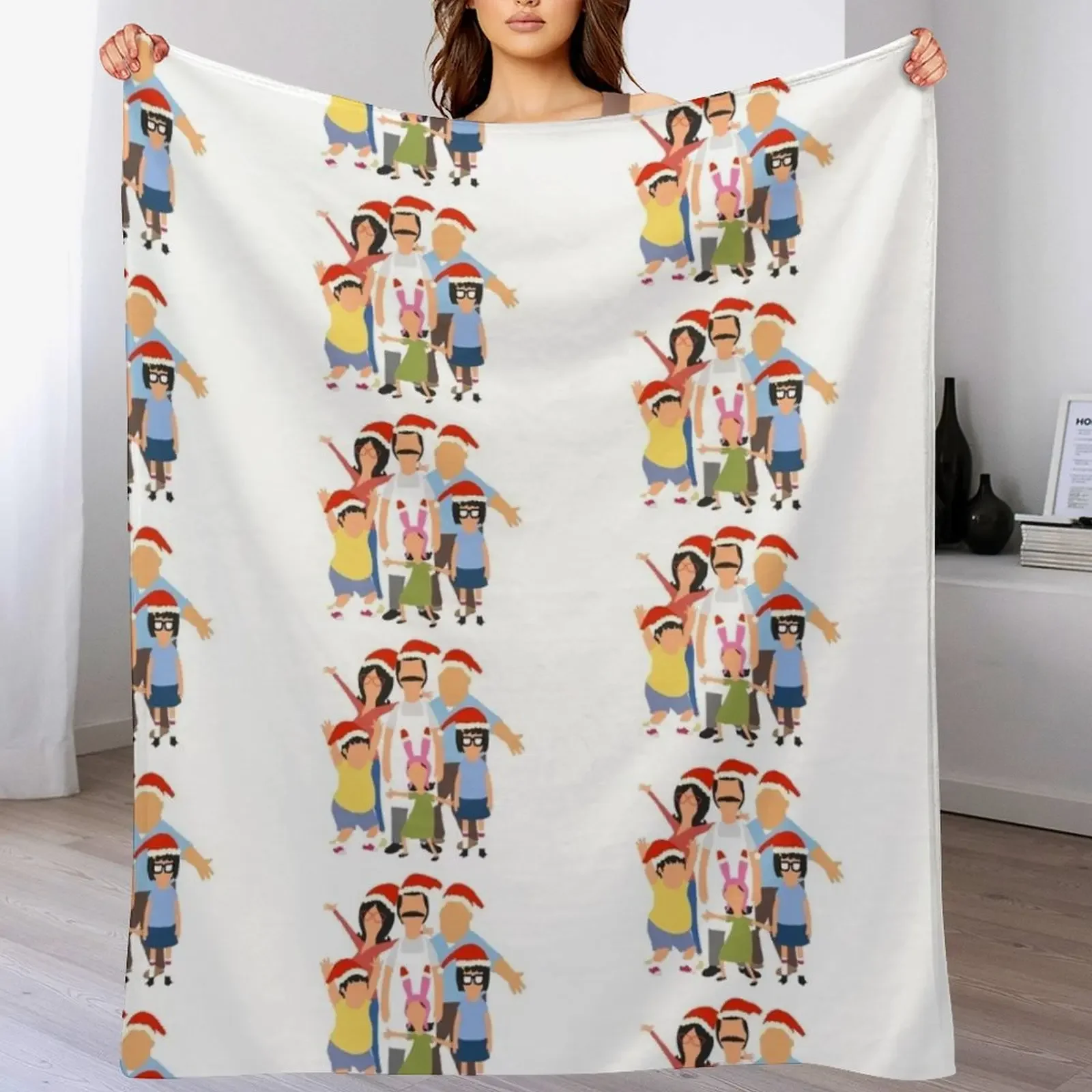 

Merry Christmas from the belchers! 6 Throw Blanket Decorative Sofas christmas gifts Polar blankets and throws Blankets