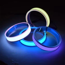 EL cold light strip lamp with advertising LOGO flexible neon lamp party decoration adhesive tape lamp 12v 1m backlight panel