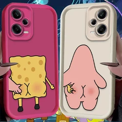 SpongeBobs Patrick Star Clear Phone Case for Xiaomi Redmi Note 13 12 11 Pro Plus 4G 5G 12S 11S 10S 10 9 9S 8 12C 13C A3 Funda