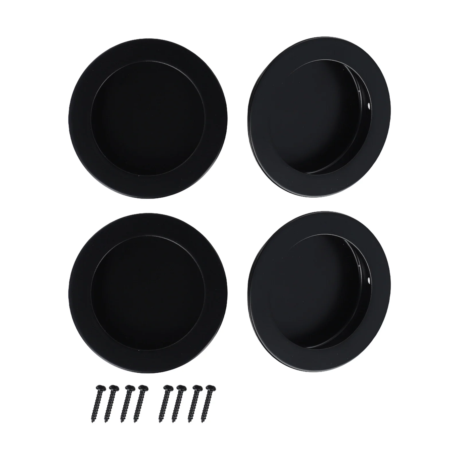 Home Improvement Black Door Handle Heavy Use Smooth And Safe Design Solid Stainless Steel For Kitchen Applications