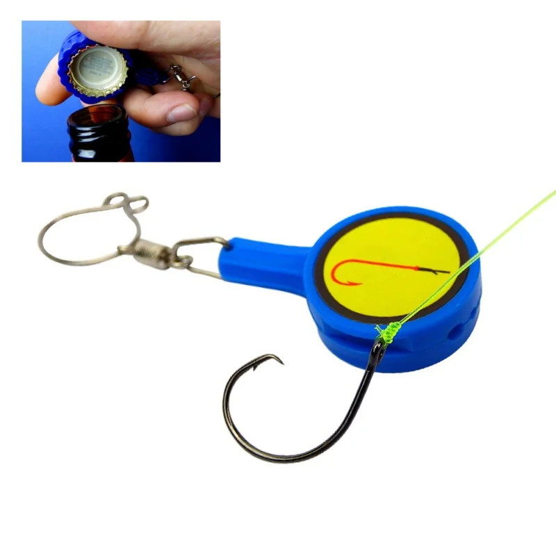 K-STAR Fishing Knot Tool Drop Shipping Fast Tie Knotter Line Cutter Clipper Nipper Hook Sharpener Tools 2pcs