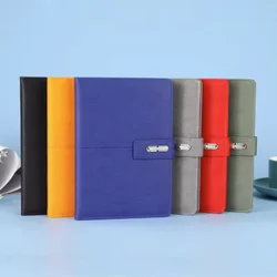 Conjunto cuaderno negocios cuero elegante caja regalo soporte bolígrafo