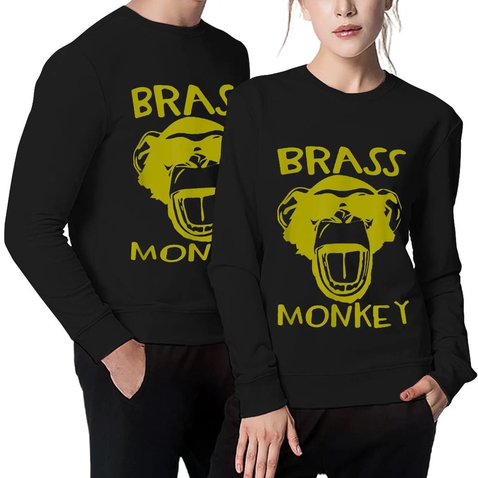 

Brass Monkey - Funny Music Pullover aesthetic clothing men's coat clothes for men korean autumn clothes new sweatshirts