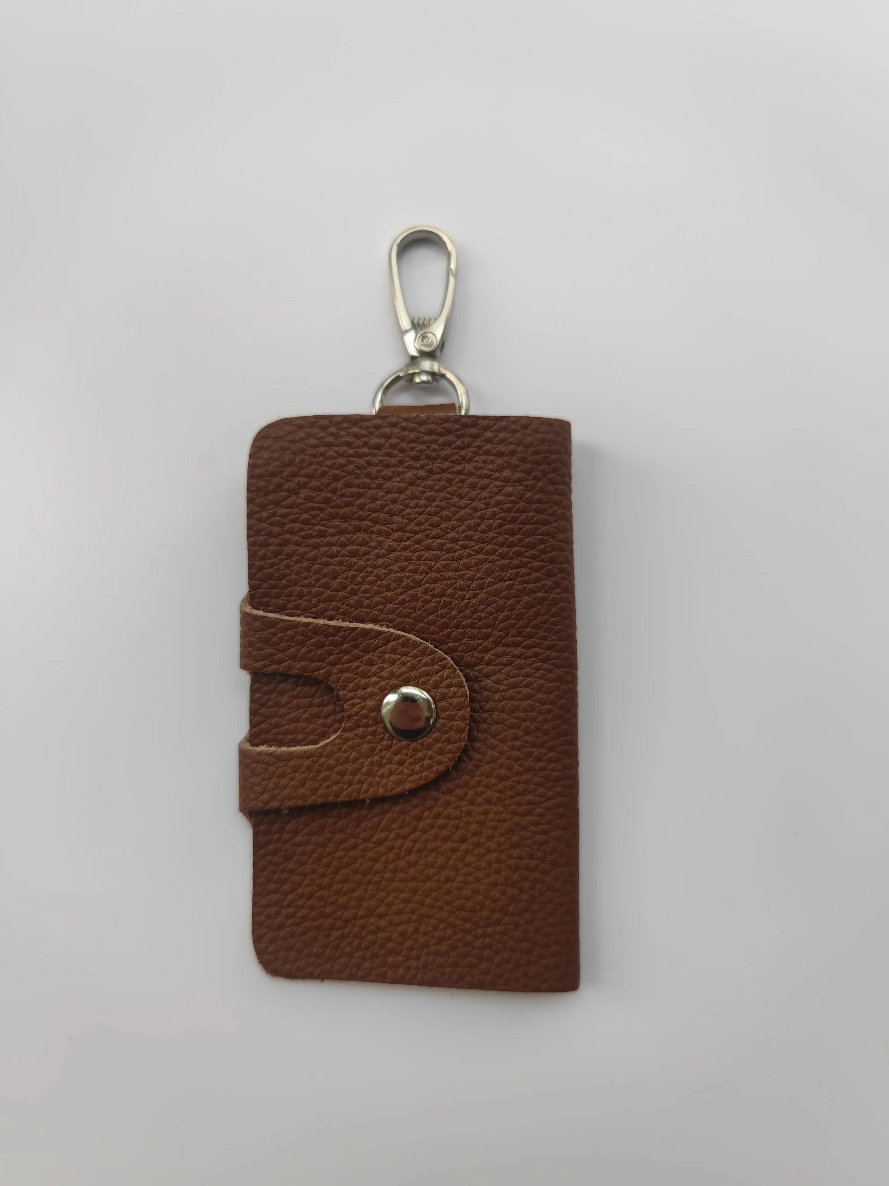 Genuine Leather Key Holder Case Small KeyChain Case Bag Housekeeper Keys Organizer