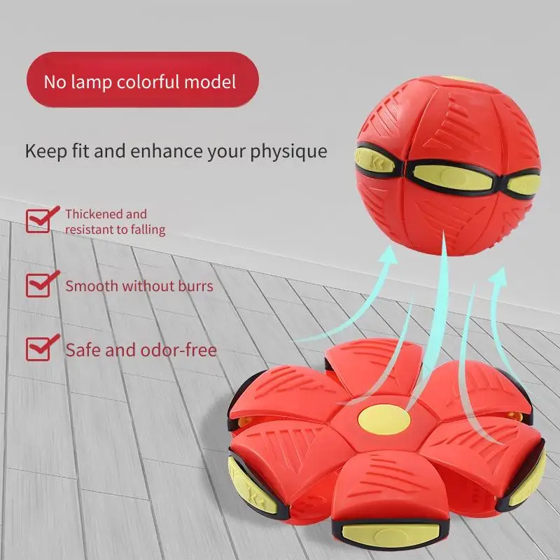 Bola mágica do ufo passo na bola engrossado brinquedo das crianças elástico ao ar livre tapinhas passo na bola brinquedo pai criança interação