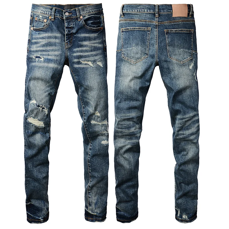 

American Trendy Brand Jeans 25ss Summer Versatile Stretch Casual Skinny Pants for Men with Hip-hop Style